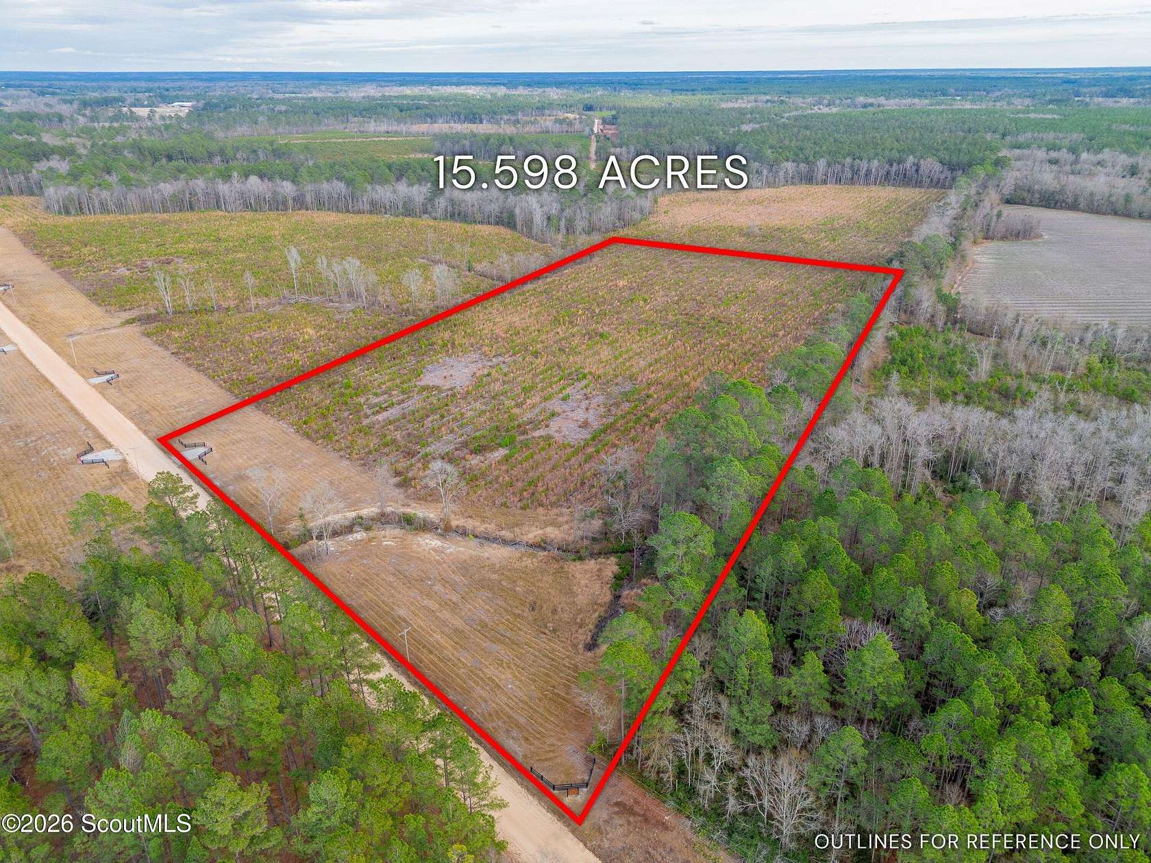 15.6 Acres of Agricultural Land for Sale in Brooklet, Georgia