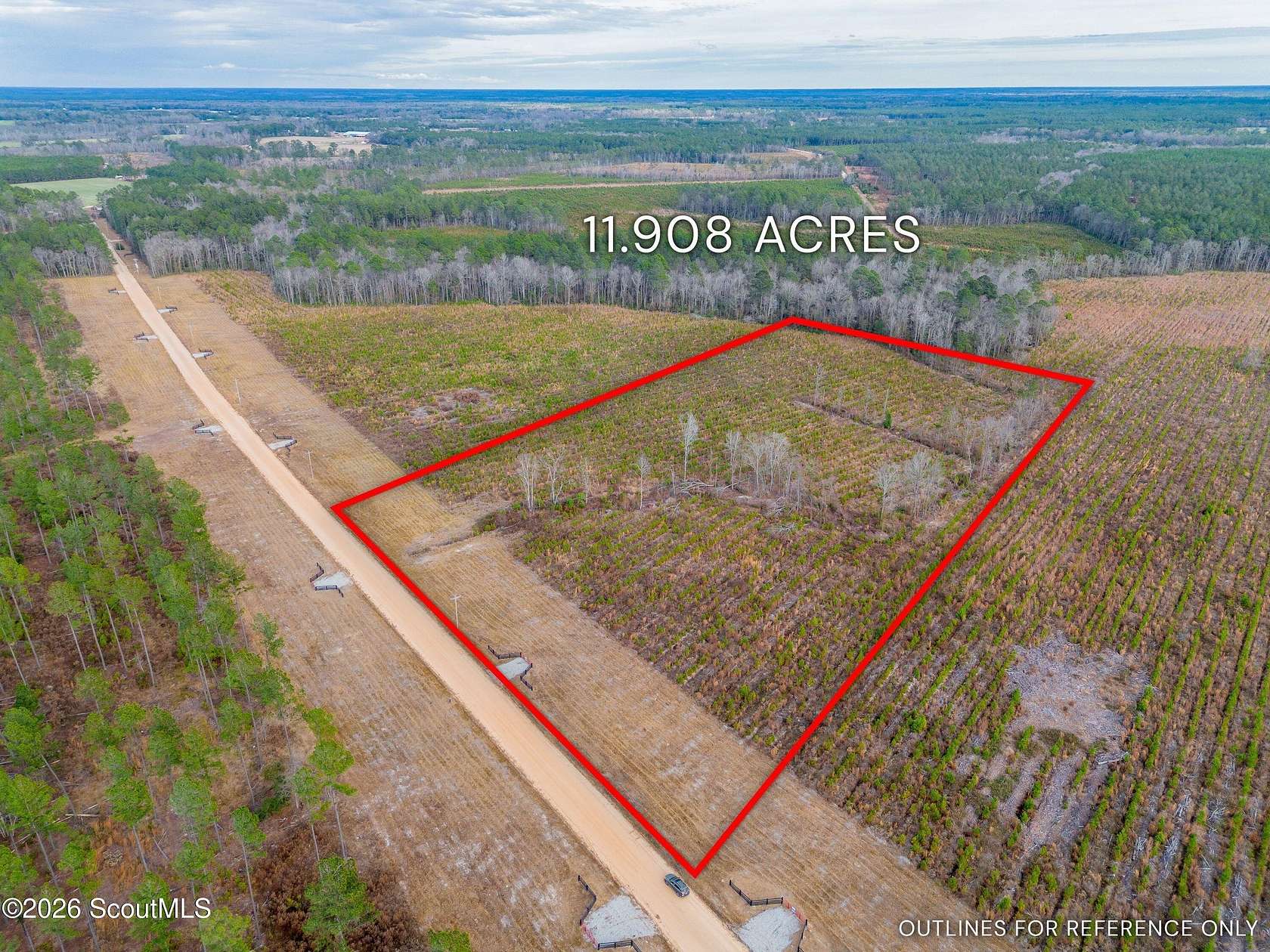 12 Acres of Agricultural Land for Sale in Brooklet, Georgia