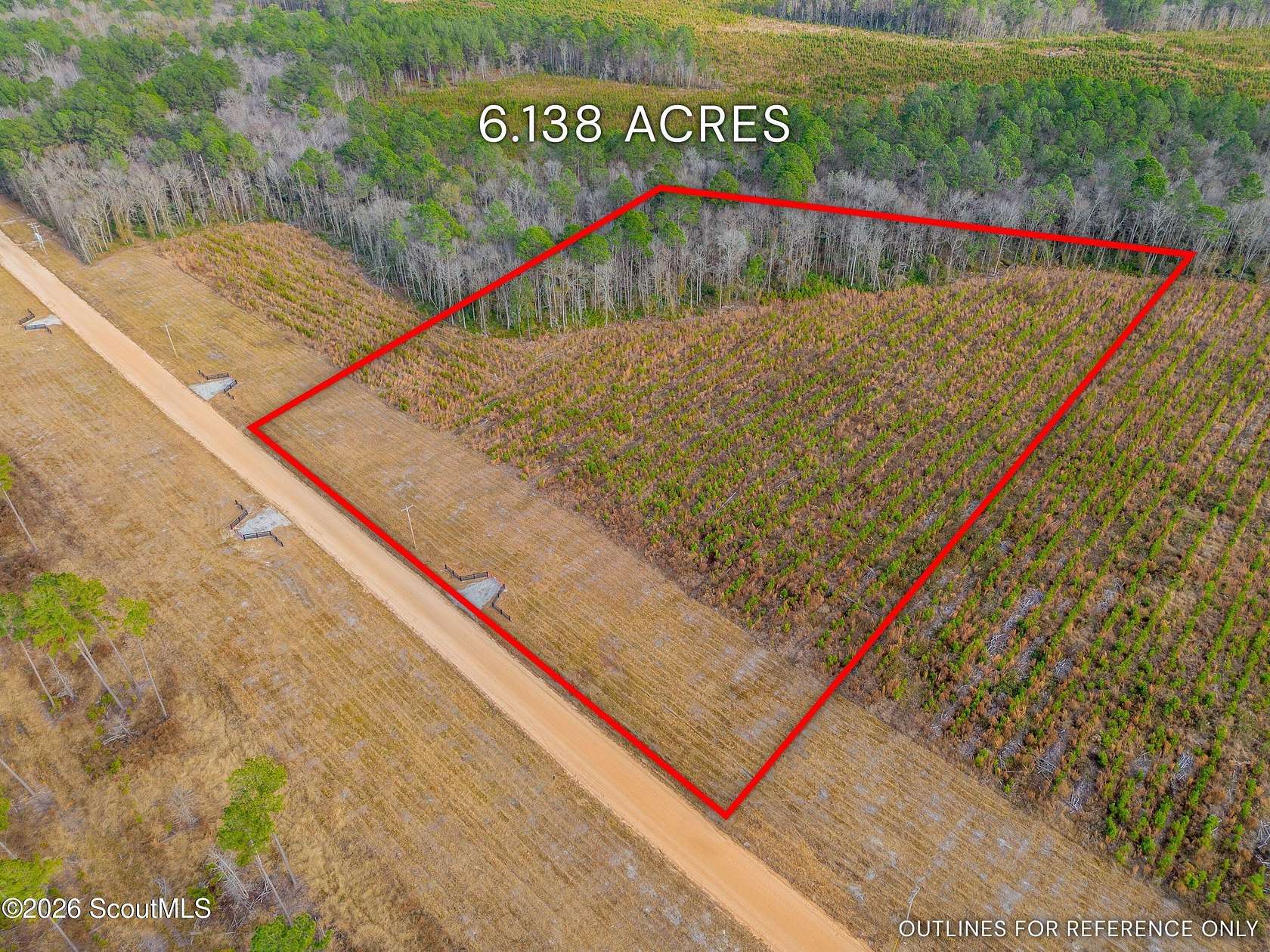 6.14 Acres of Agricultural Land for Sale in Brooklet, Georgia