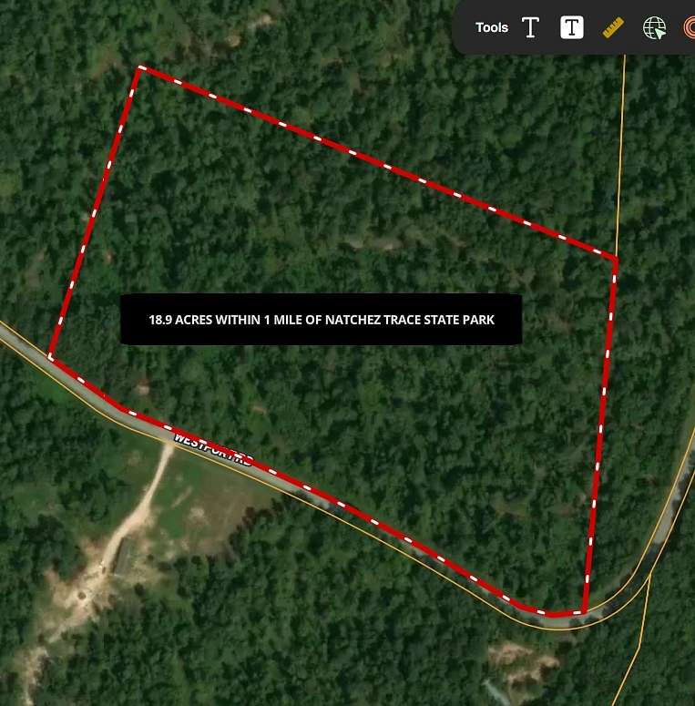 18.9 Acres of Recreational & Residential Land for Sale in Westport, Tennessee