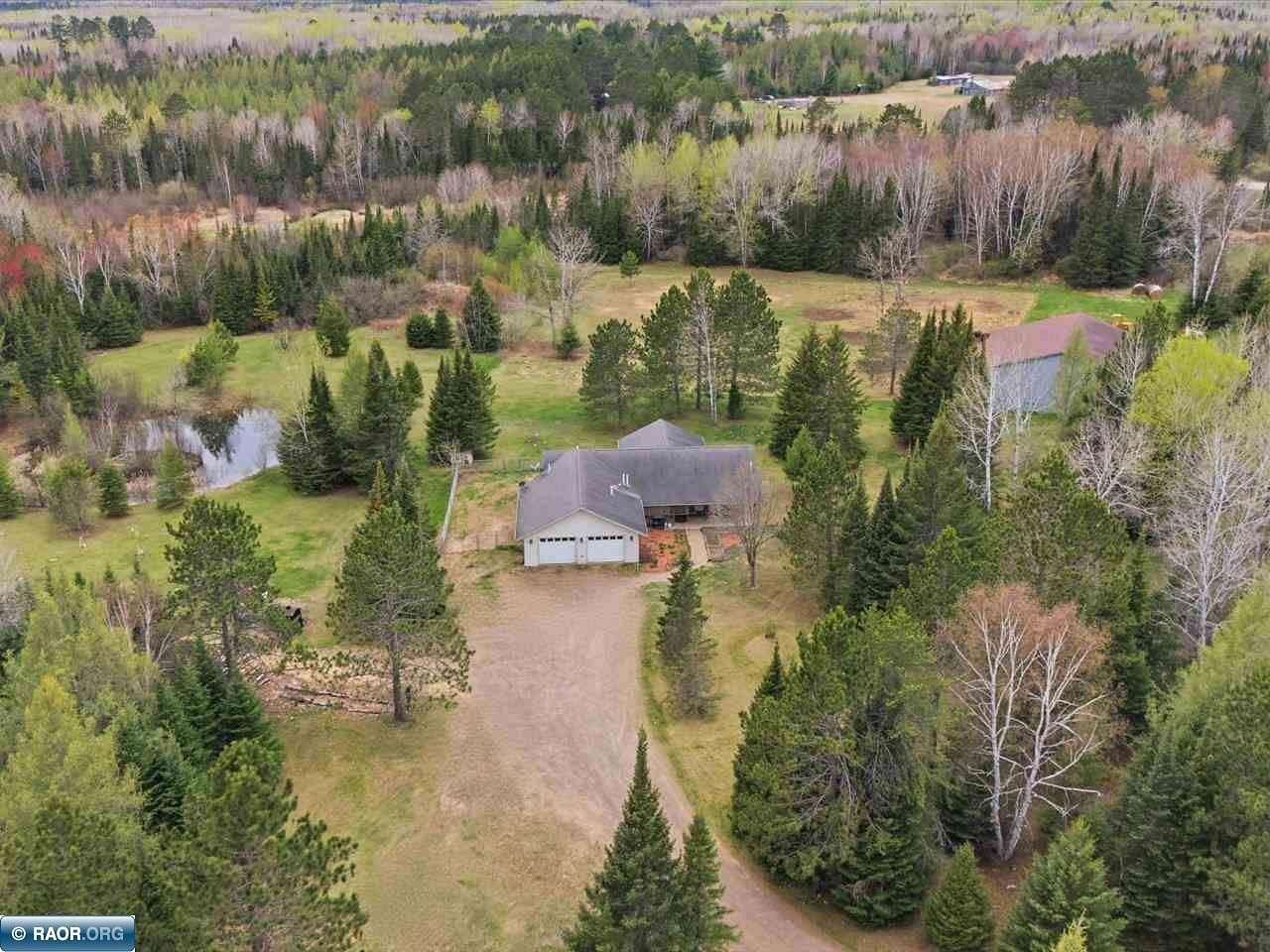 20 Acres of Agricultural Land with Home for Sale in Hibbing, Minnesota