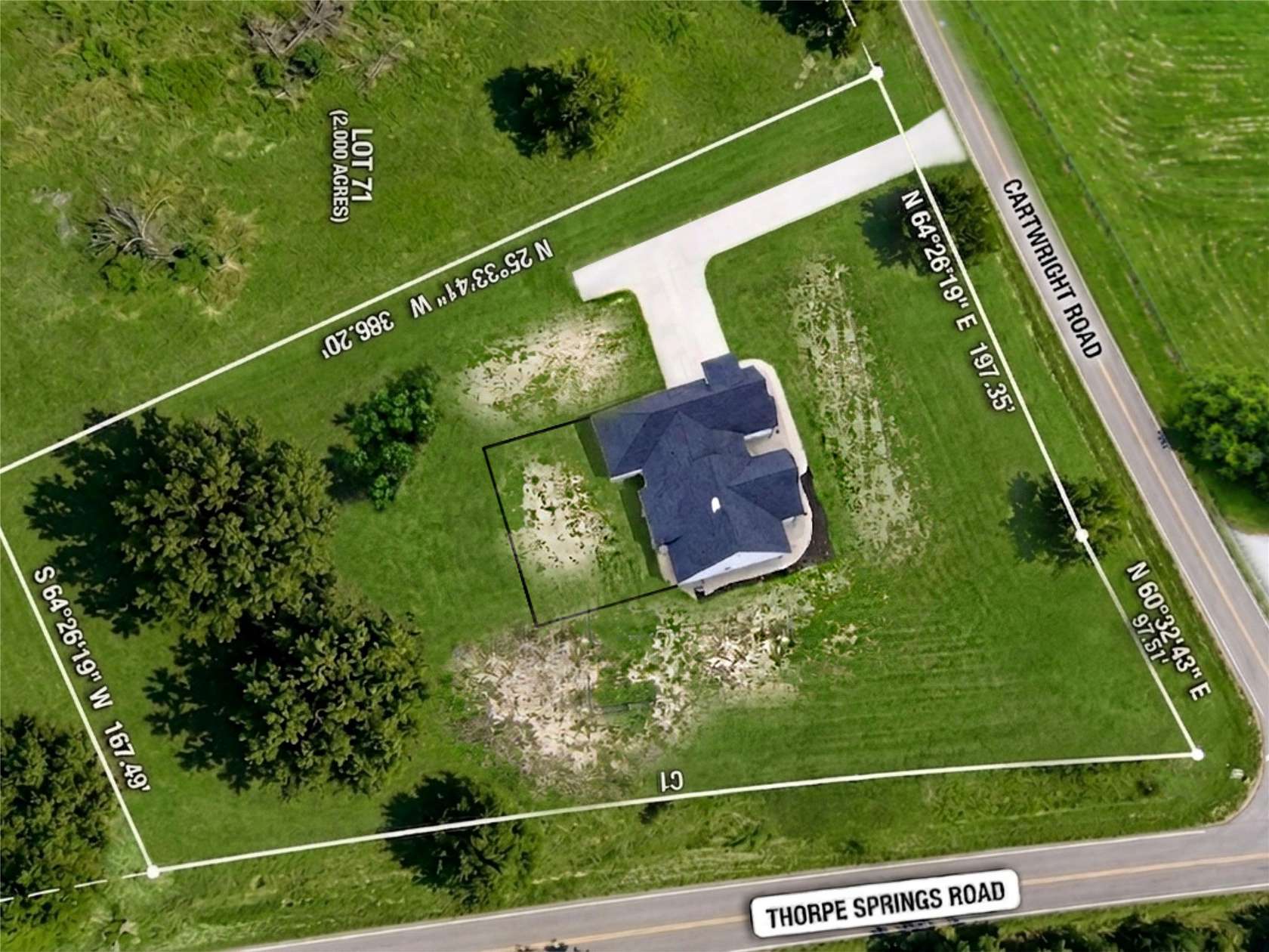 2 Acres of Land with Home for Sale in Weatherford, Texas