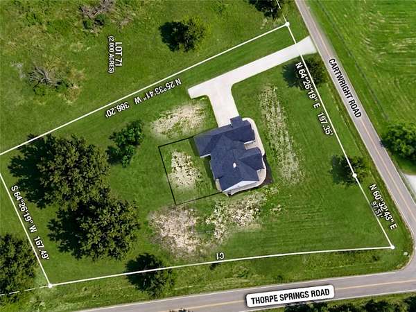 2 Acres of Land with Home for Sale in Weatherford, Texas