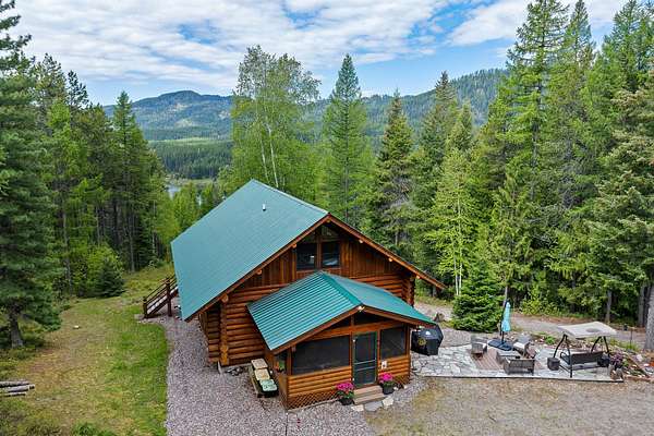 6 Acres of Land with Home for Sale in Columbia Falls, Montana
