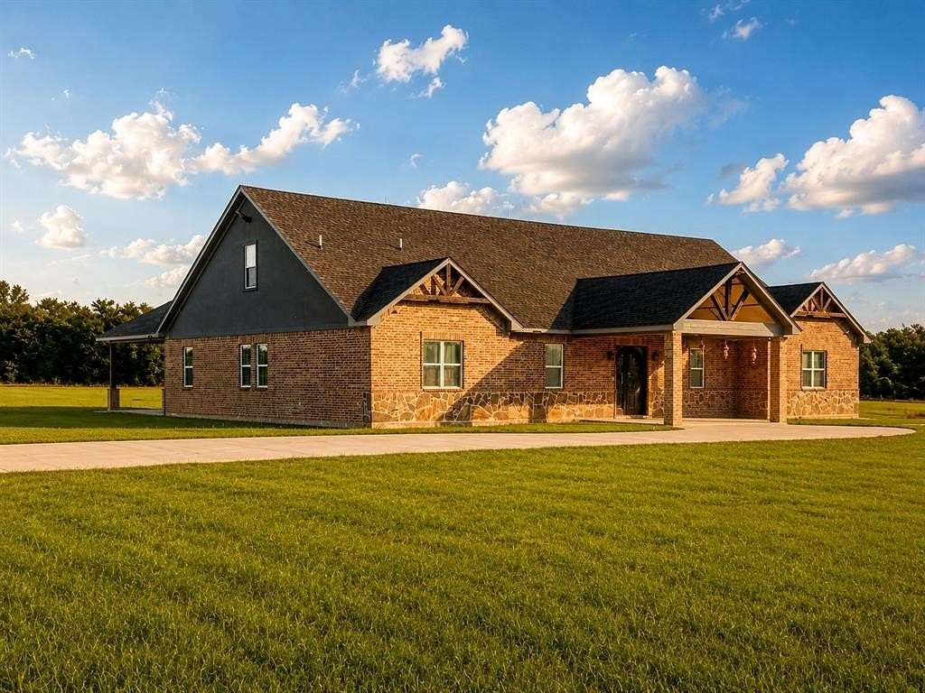11.3 Acres of Land with Home for Sale in Wortham, Texas