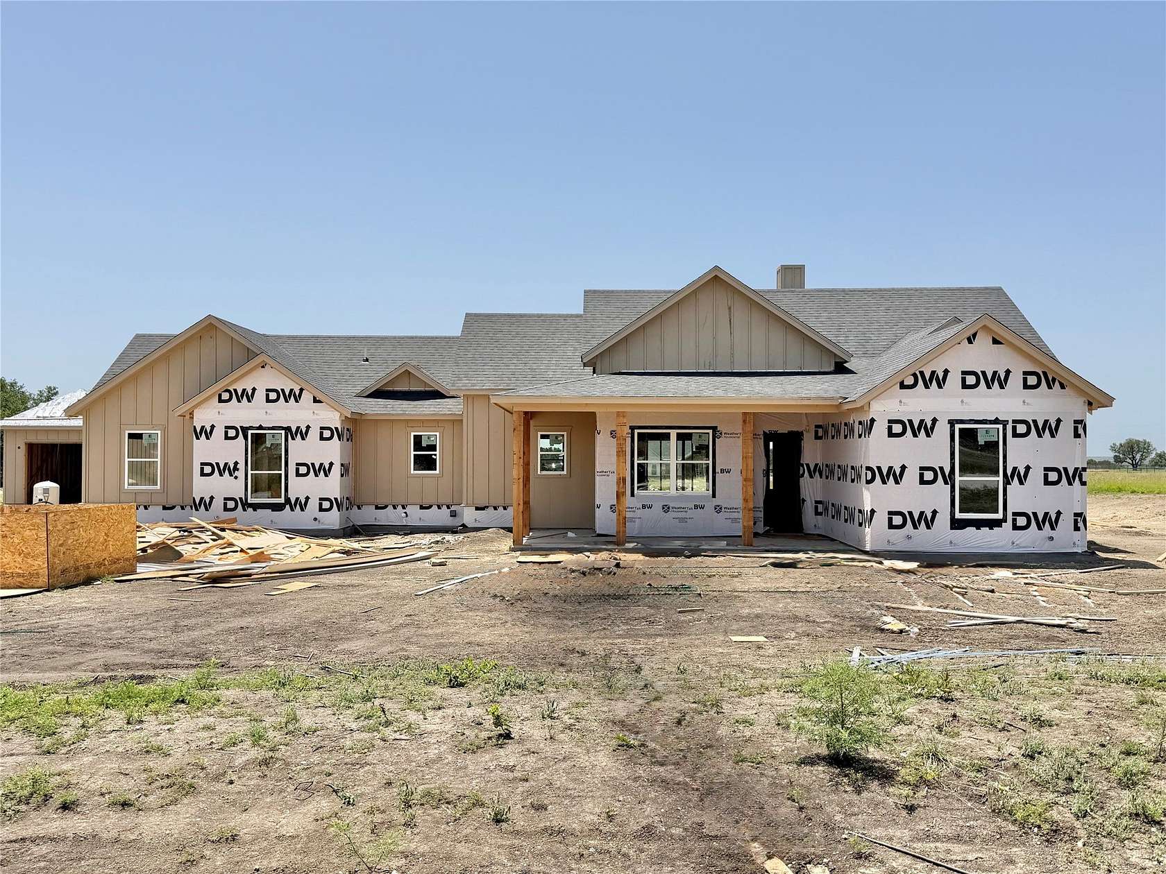 1.82 Acres of Land with Home for Sale in Weatherford, Texas