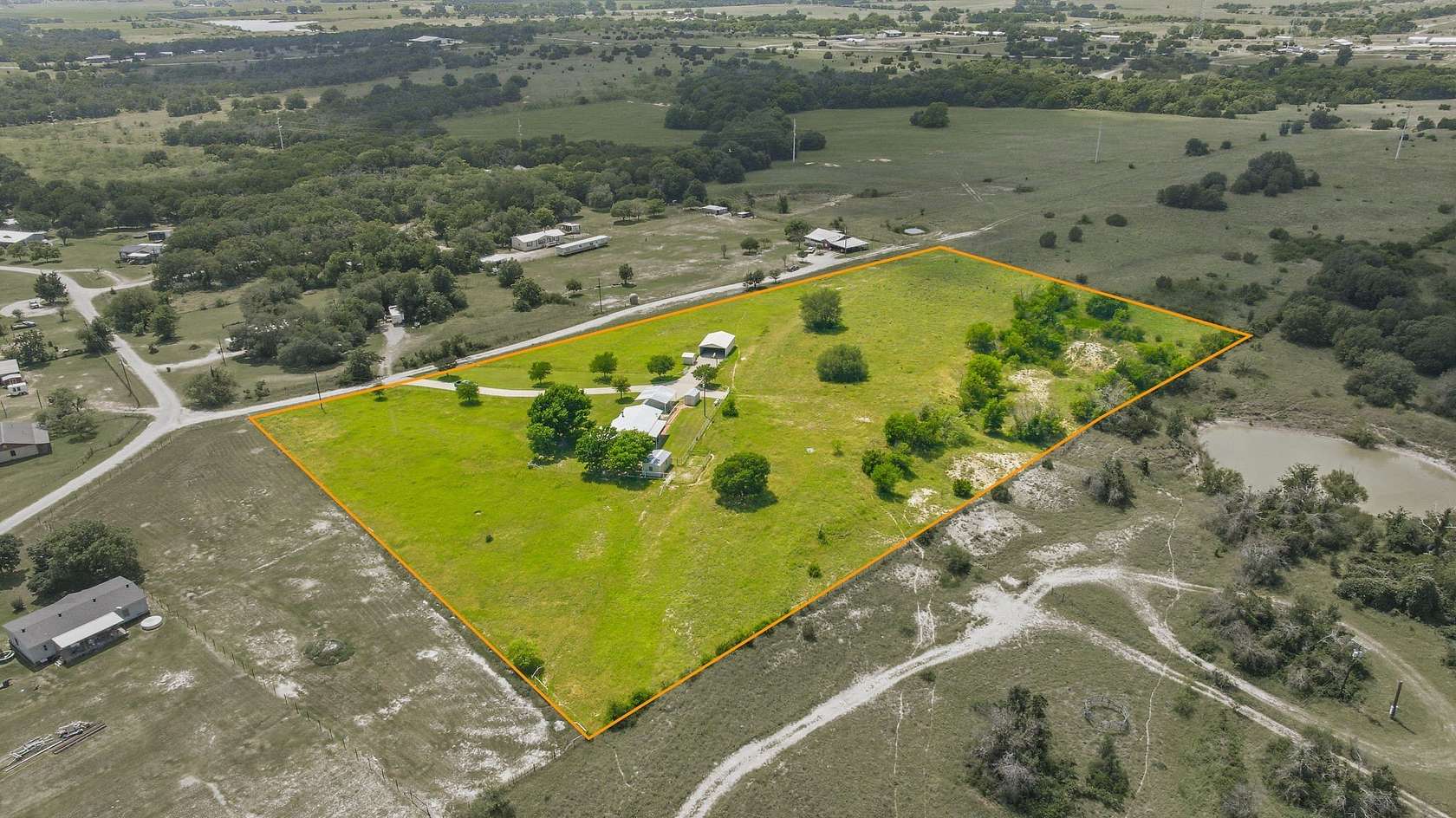 6.67 Acres of Land with Home for Sale in Dublin, Texas