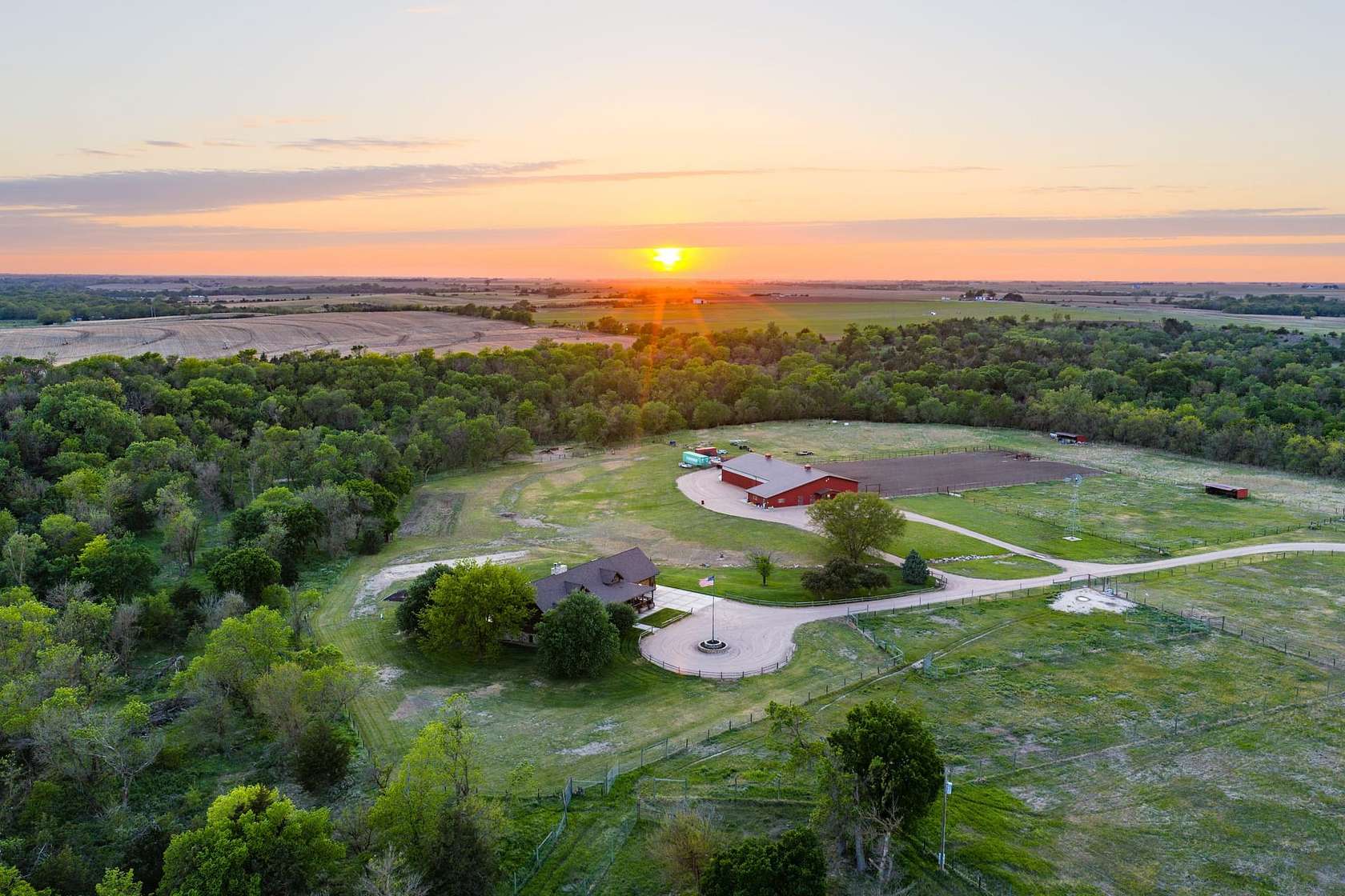 73 Acres of Land with Home for Sale in Fairfield, Nebraska