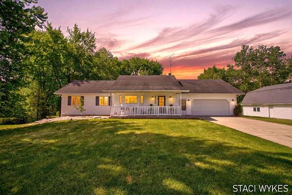 6.23 Acres of Land with Home for Sale in Byron Center, Michigan