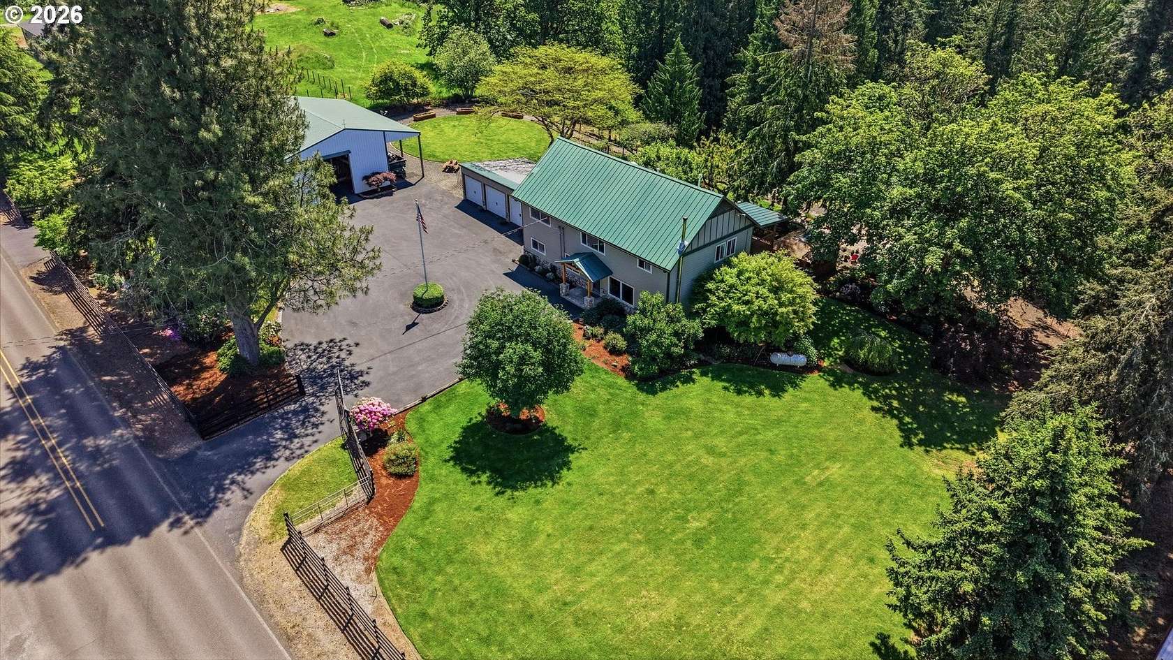 4 Acres of Land with Home for Sale in Estacada, Oregon