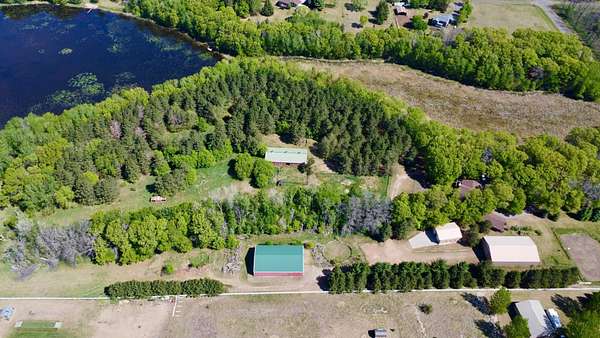 20.4 Acres of Land with Home for Sale in Zimmerman, Minnesota
