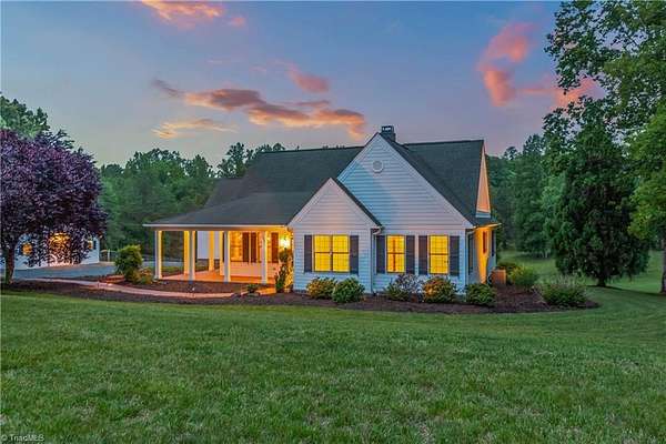 5 Acres of Land with Home for Sale in Pfafftown, North Carolina