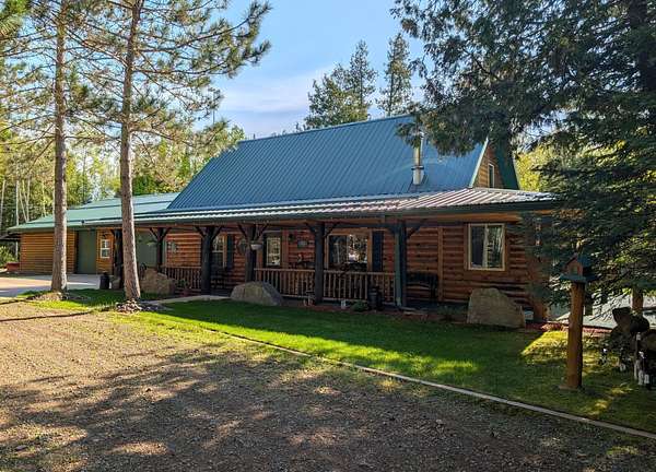 28.3 Acres of Recreational Land with Home for Sale in Butternut, Wisconsin