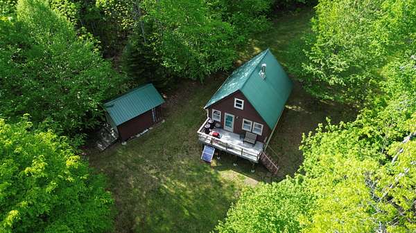 18.5 Acres of Recreational Land with Home for Sale in Wellington, Maine