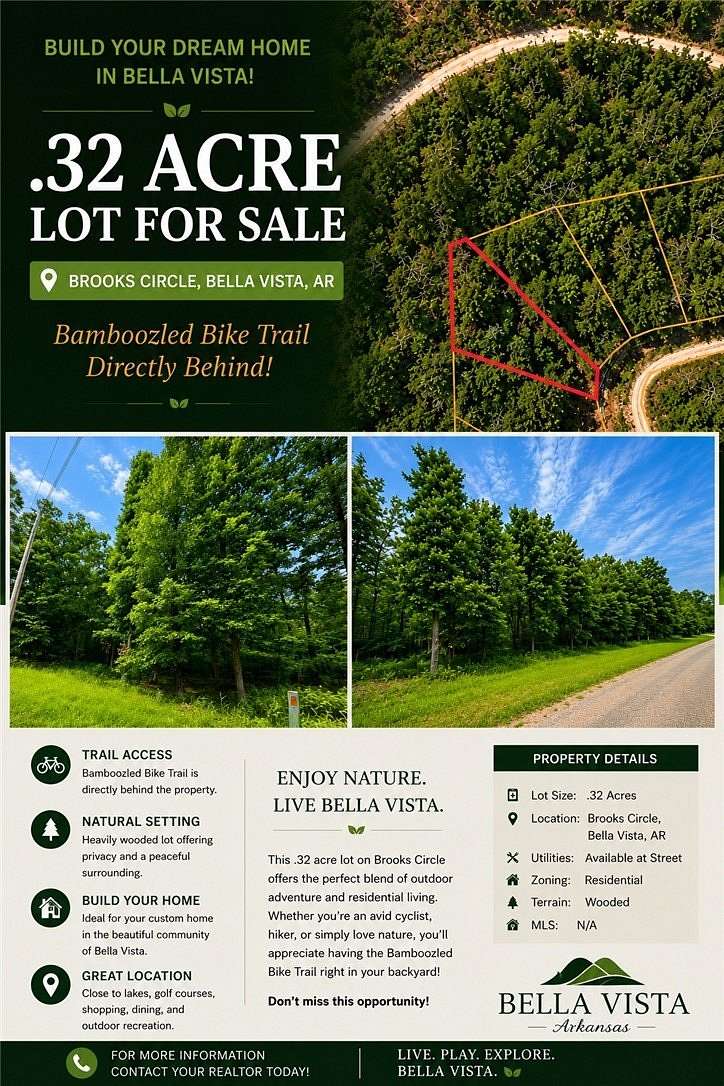 0.32 Acres of Residential Land for Sale in Bella Vista, Arkansas