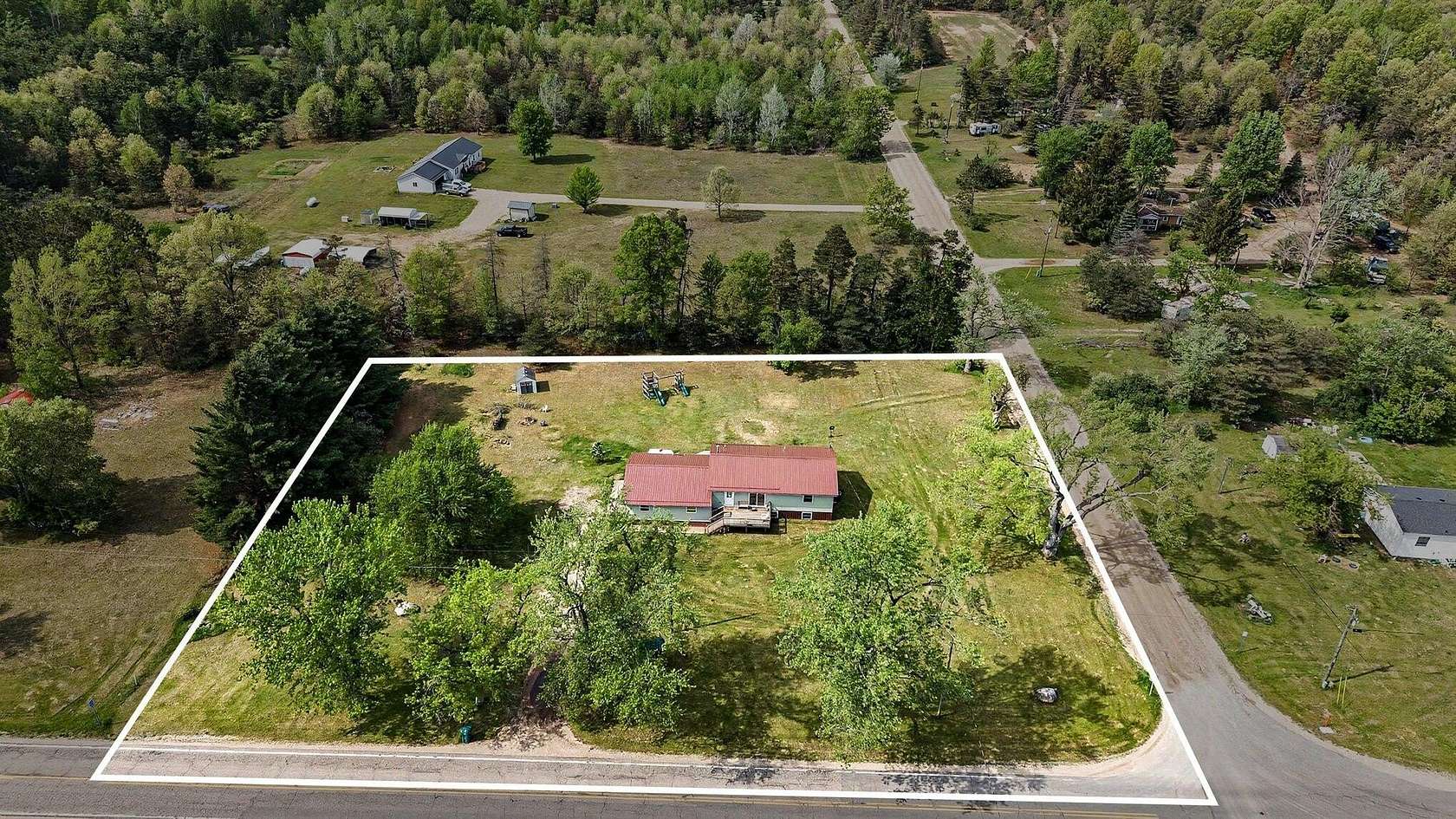 1.58 Acres of Land with Home for Sale in Mecosta, Michigan