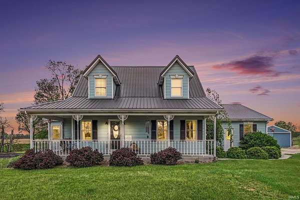 3 Acres of Land with Home for Sale in Middlebury, Indiana