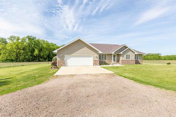4.7 Acres of Land with Home for Sale in Hinton, Iowa
