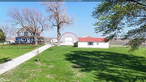 4 Acres of Land with Home for Sale in Jefferson, Iowa