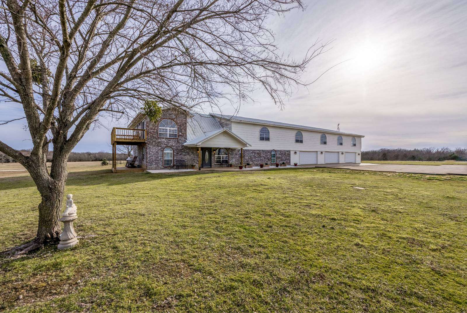 110 Acres of Land with Home for Sale in Calera, Oklahoma