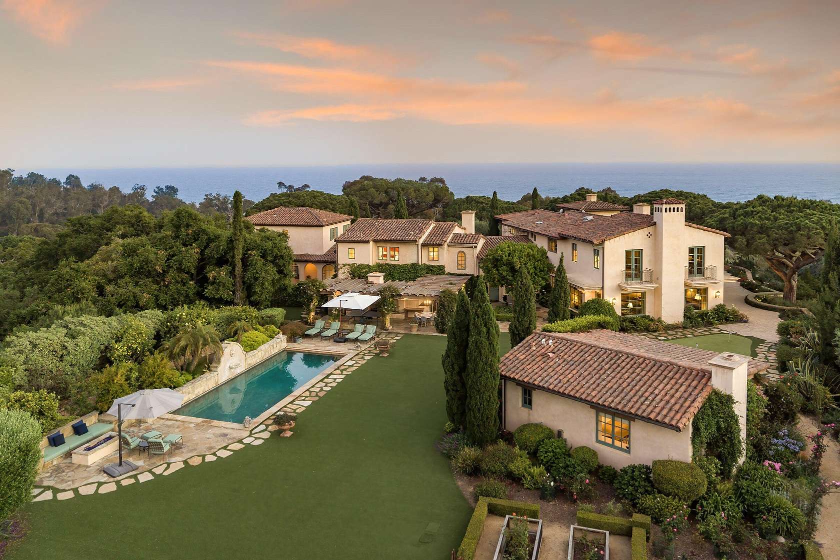 3.5 Acres of Land with Home for Lease in Montecito, California