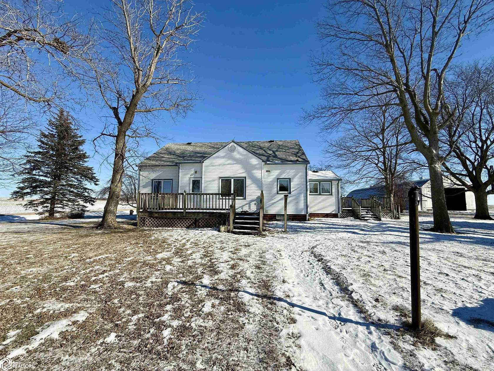 5 Acres of Land with Home for Sale in Scranton, Iowa
