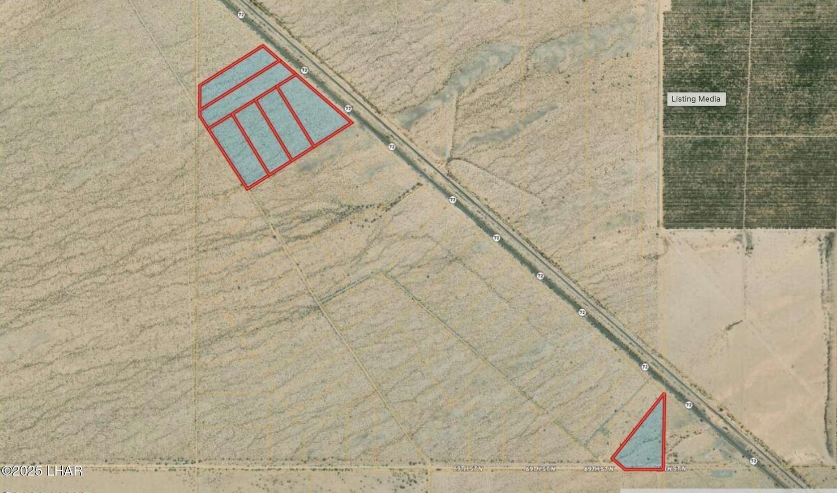 40 Acres of Agricultural & Residential Land for Sale in Bouse, Arizona