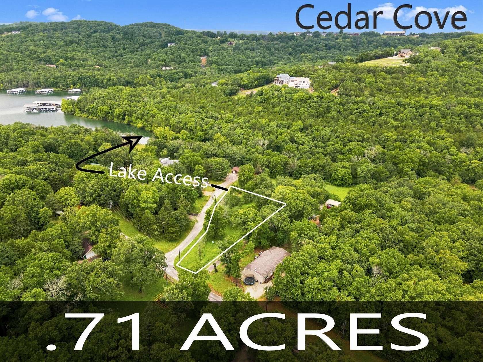 0.71 Acres of Land for Sale in Branson West, Missouri
