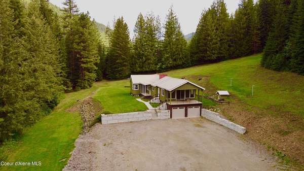 4.68 Acres of Land with Home for Sale in Wallace, Idaho