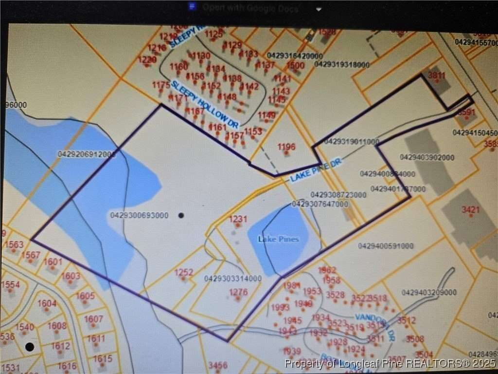 26 Acres of Recreational & Residential Land for Sale in Fayetteville, North Carolina