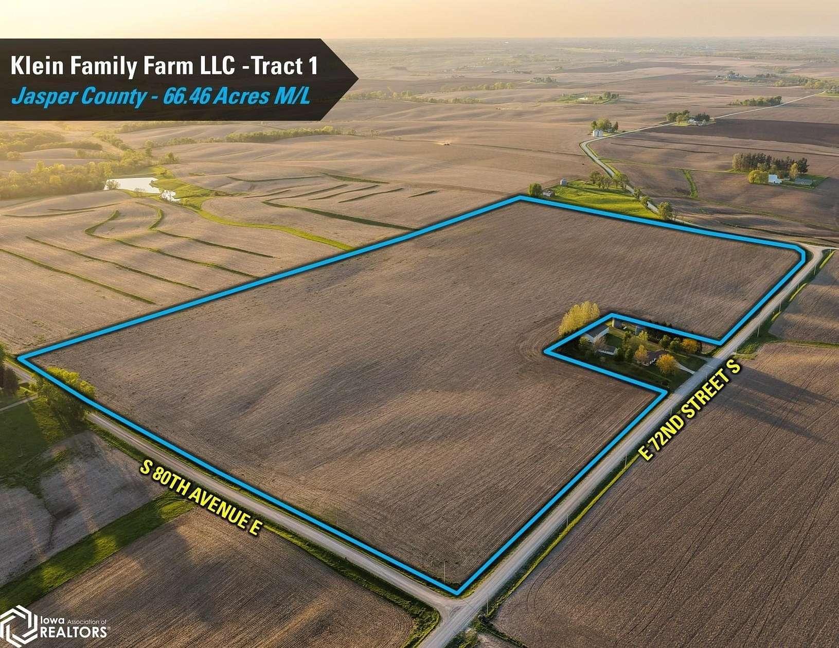 66.5 Acres of Agricultural Land for Auction in Reasnor, Iowa