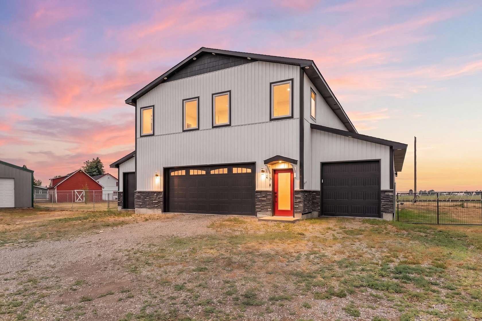 1.59 Acres of Land with Home for Sale in Shelley, Idaho