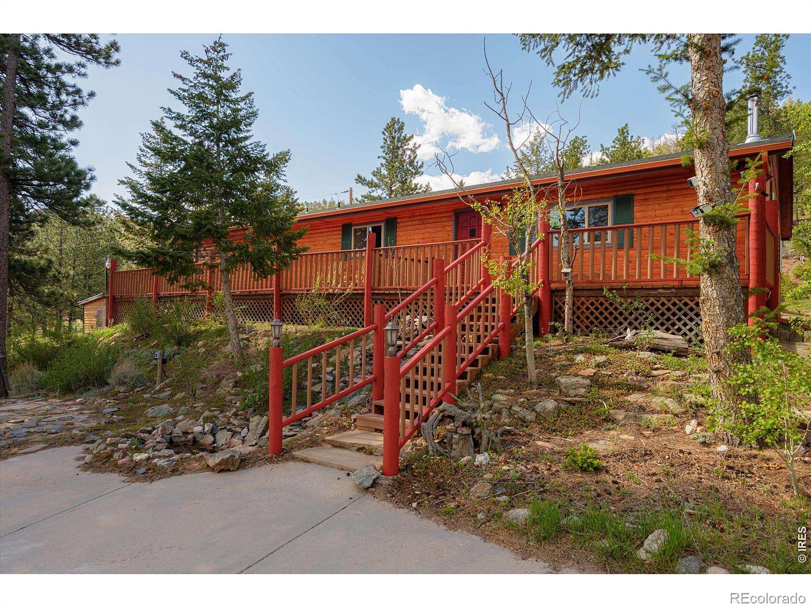 6.6 Acres of Land with Home for Sale in Red Feather Lakes, Colorado