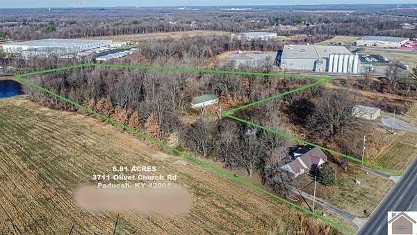 6.8 Acres of Commercial Land for Sale in Paducah, Kentucky