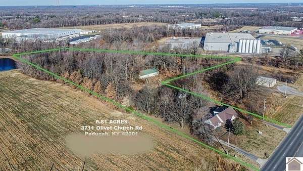 6.8 Acres of Mixed-Use Land for Sale in Paducah, Kentucky