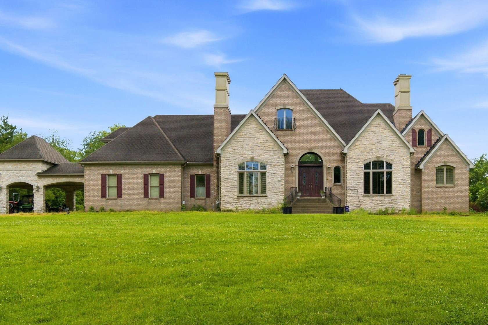 5.17 Acres of Land with Home for Sale in Simpsonville, Kentucky
