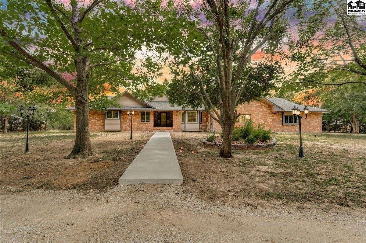 6.68 Acres of Land with Home for Sale in Inman, Kansas
