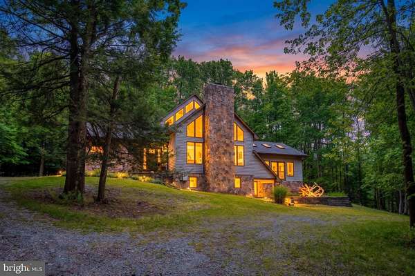 6.89 Acres of Land with Home for Sale in Oakland, Maryland