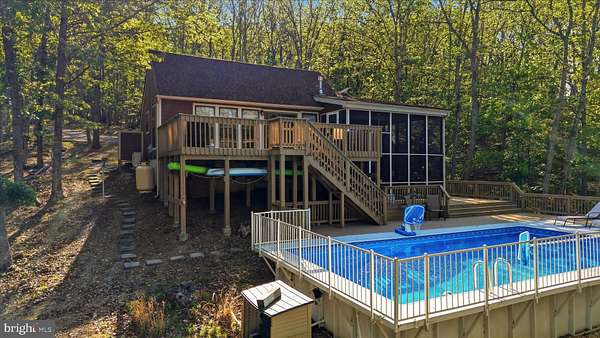 8.36 Acres of Land with Home for Sale in Paw Paw, West Virginia