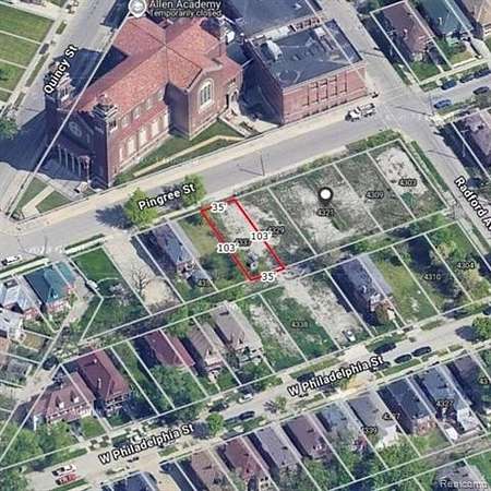 0.08 Acres of Residential Land for Sale in Detroit, Michigan