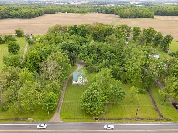 5.54 Acres of Land with Home for Sale in Quincy, Ohio