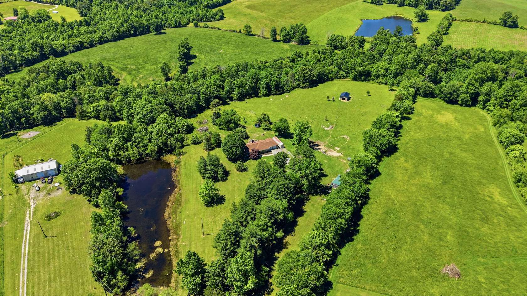 15.6 Acres of Land with Home for Sale in Trenton, Georgia
