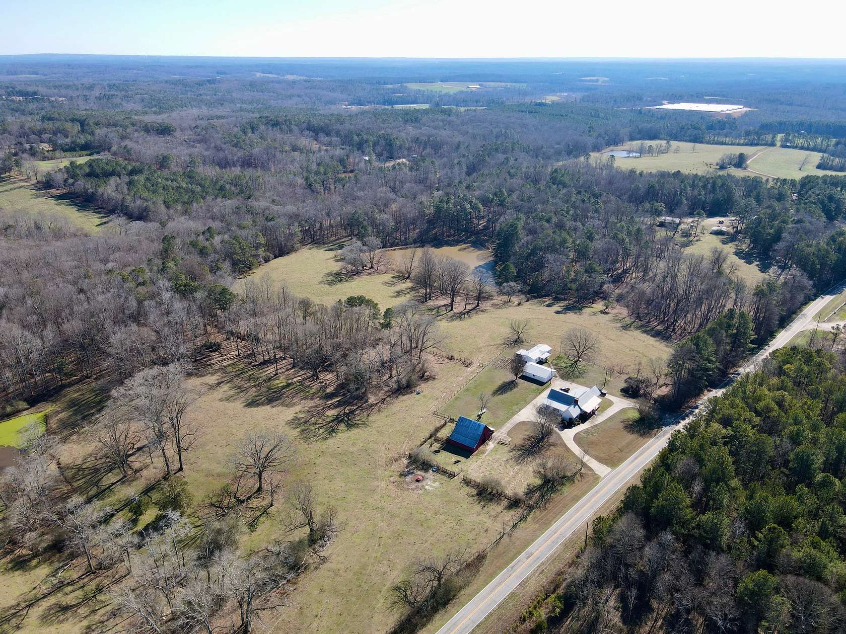 50 Acres of Land with Home for Sale in Waco, Georgia