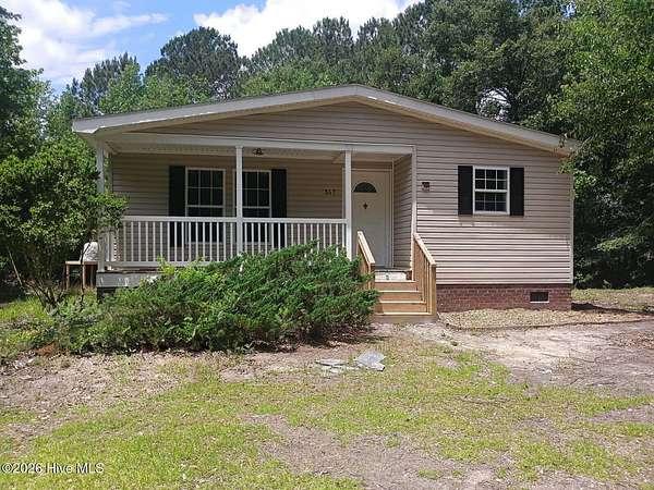 2.53 Acres of Land with Home for Sale in Atkinson, North Carolina