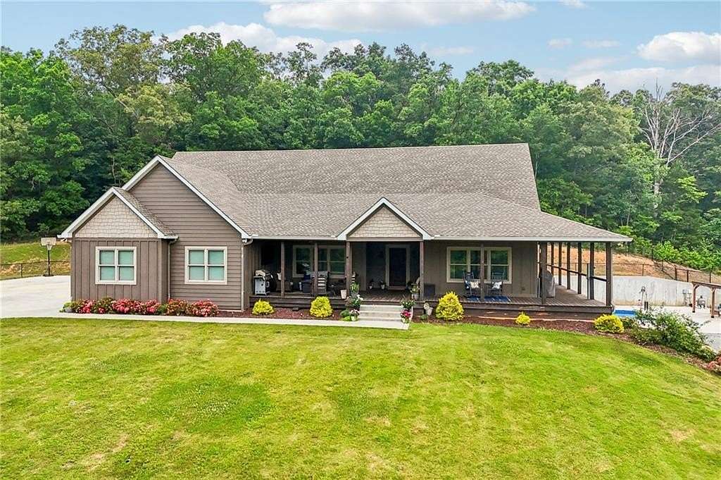 5.37 Acres of Land with Home for Sale in Adairsville, Georgia