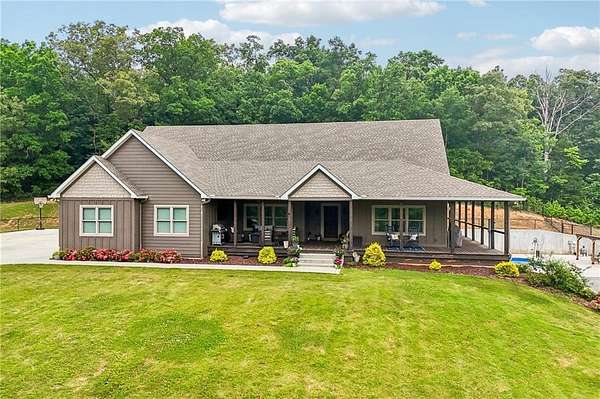 5.37 Acres of Land with Home for Sale in Adairsville, Georgia