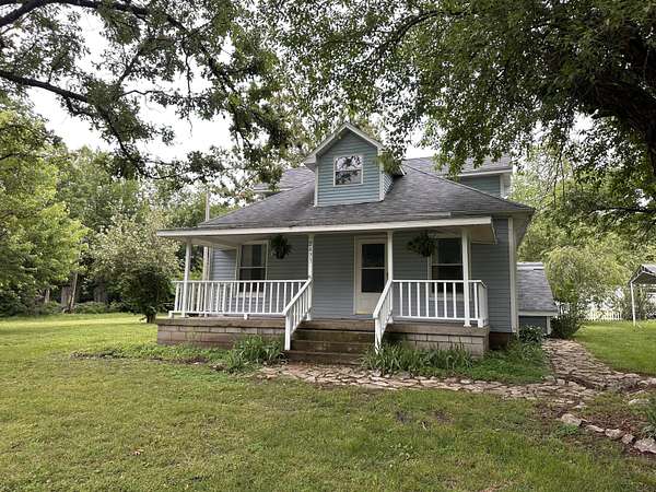 6.6 Acres of Land with Home for Sale in Diamond, Missouri