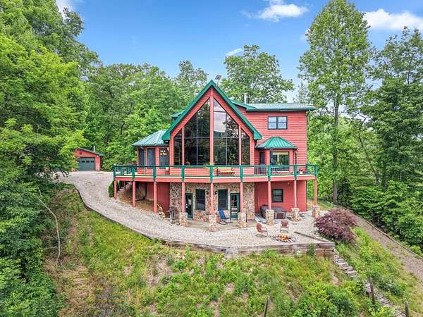 1.83 Acres of Land with Home for Sale in Almond, North Carolina