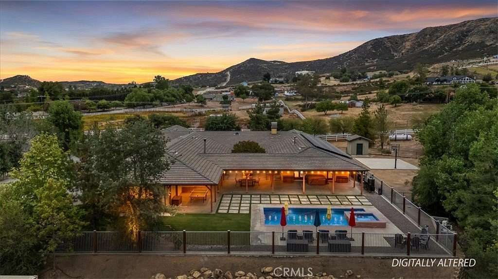 4.89 Acres of Land with Home for Sale in Perris, California