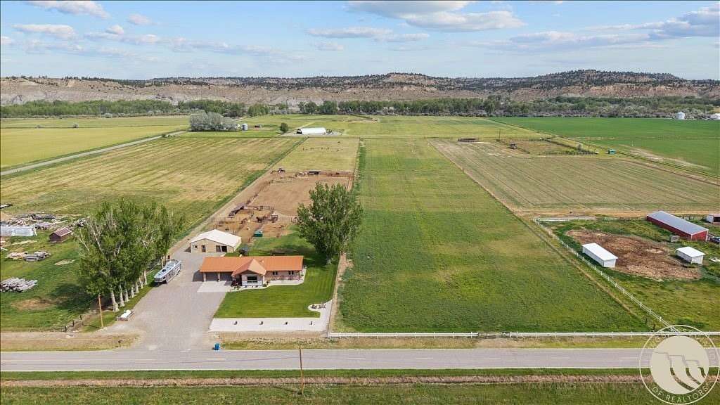 11.5 Acres of Land with Home for Sale in Worden, Montana